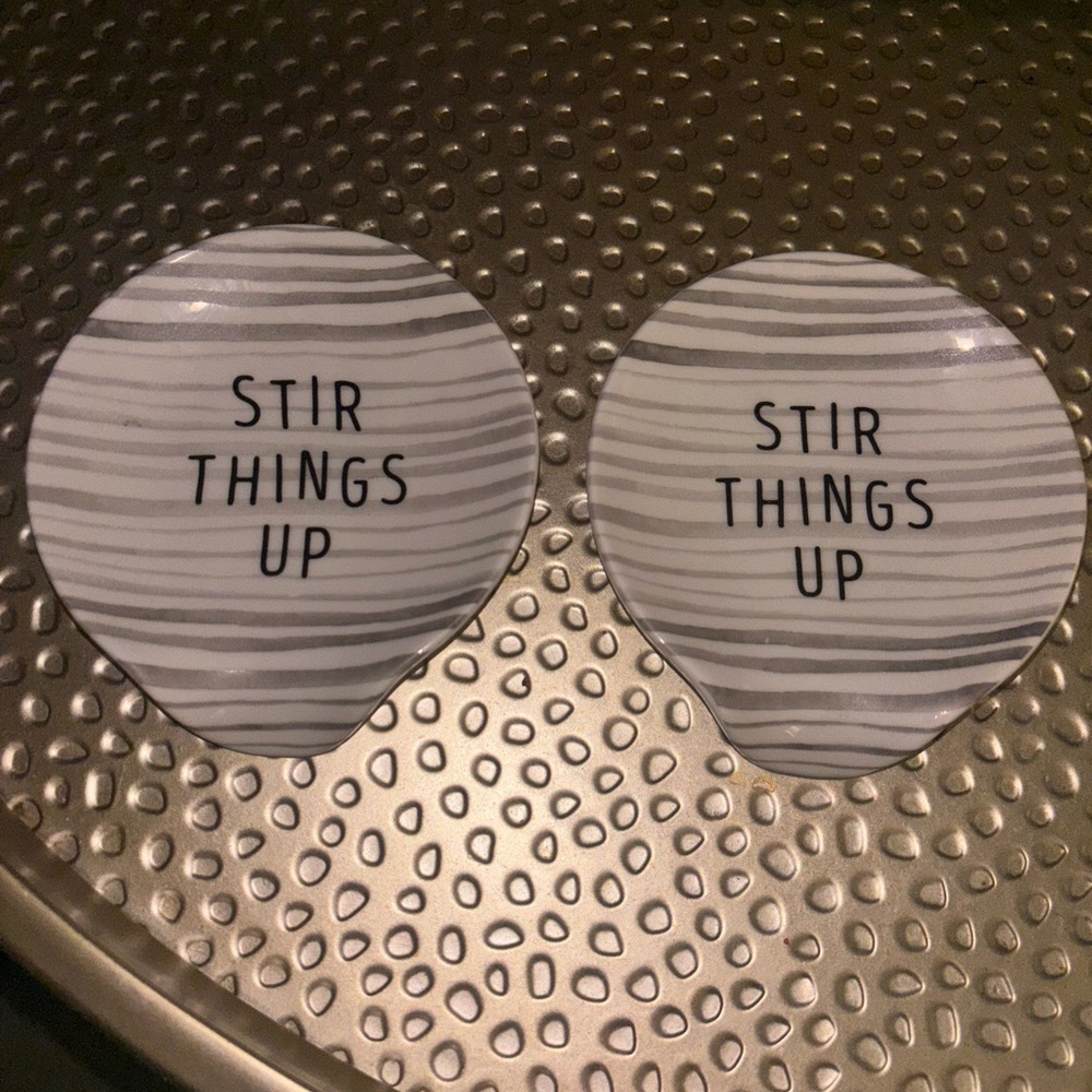 Set of 2 DEMDACO Spoon Rest Set – “Stir Things Up”